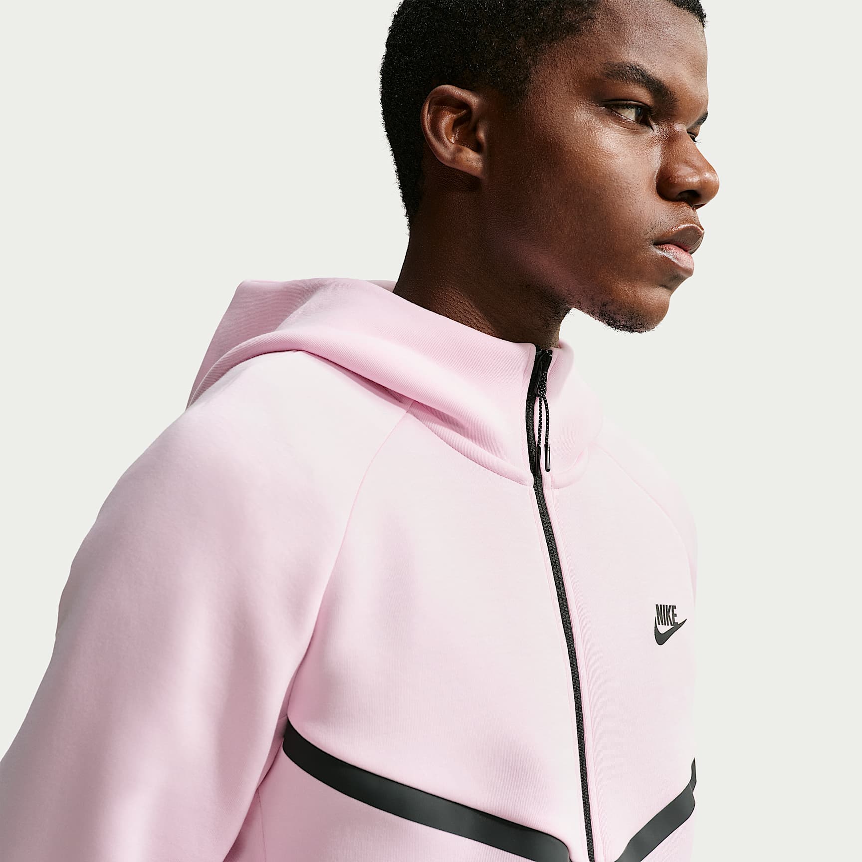 Nike Tech Men's Fleece Windrunner Full-Zip Jacket – Pink Foam/Hyper Pink