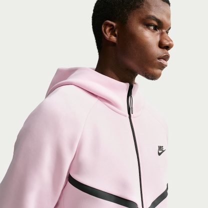 Nike Tech Men's Fleece Windrunner Full-Zip Jacket – Pink Foam/Hyper Pink