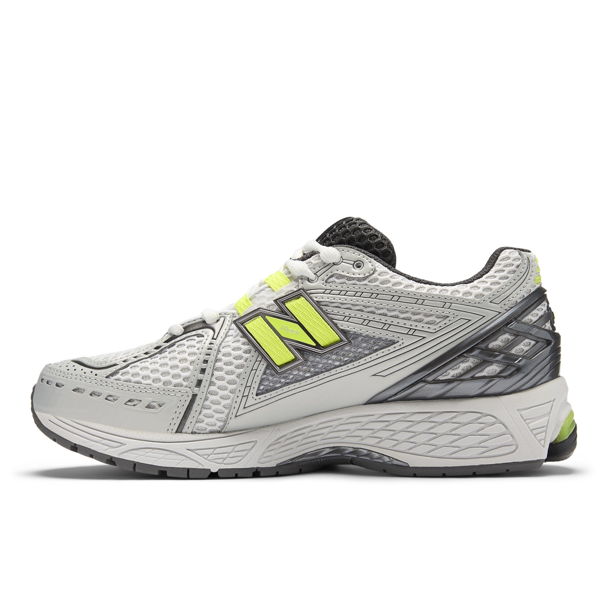 U1906R – LIGHT SILVER METALLIC with ALKALINE GREEN