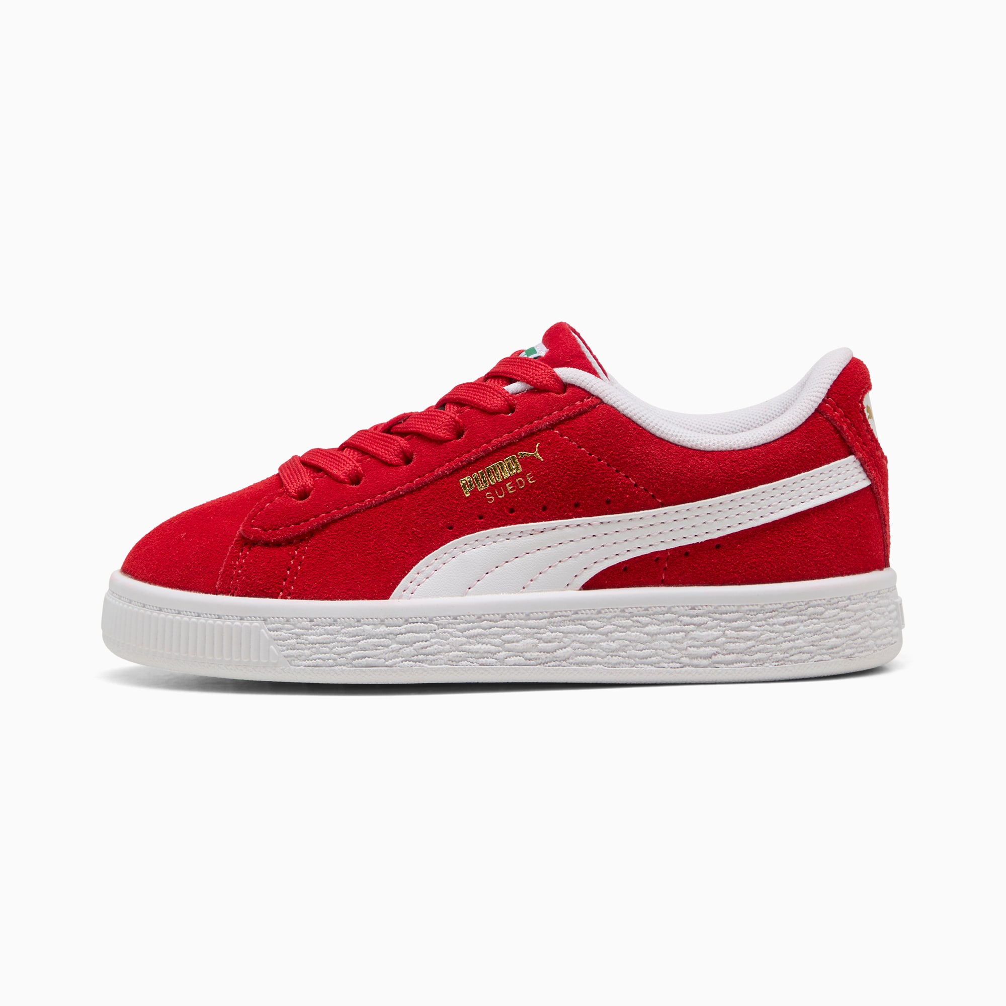 Suede Classic Sneakers Kids – For All Time Red-PUMA White
