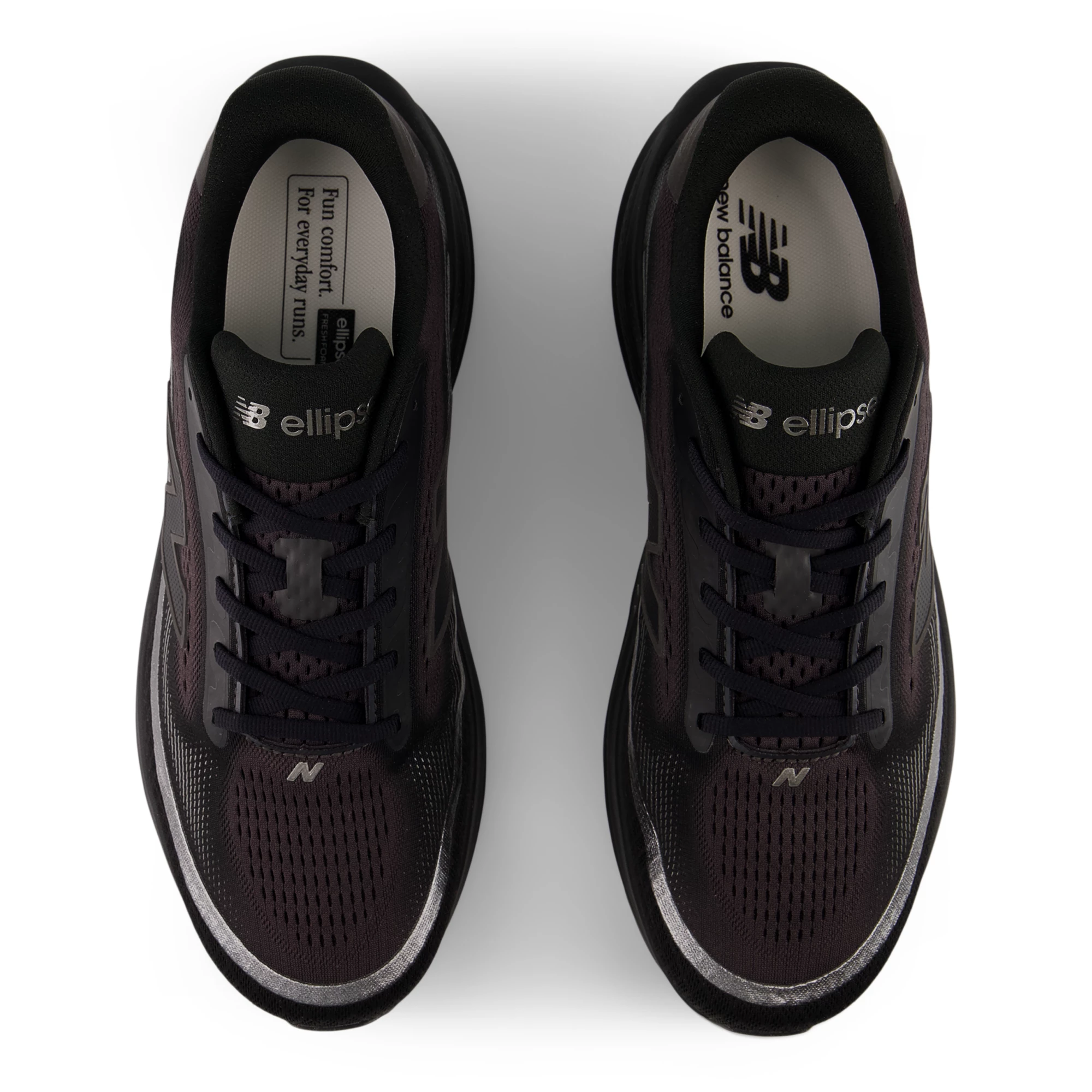 Ellipse v1 men's – BLACK with BLACK METALLIC and FADED BLACK