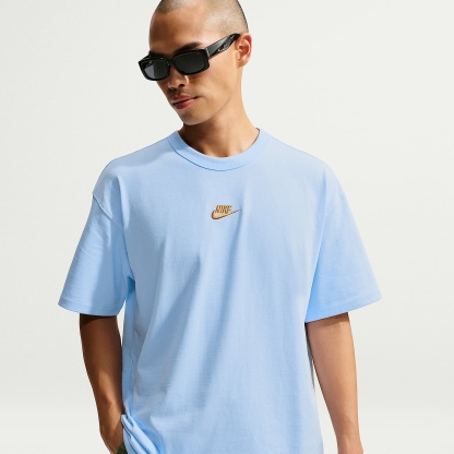 Nike Sportswear Premium Essentials Men's T-Shirt – Ice Blue/Flat Gold