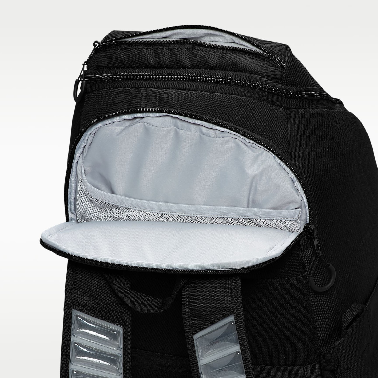 Nike Varsity Elite Backpack (32L) – Black/Black/Metallic Silver