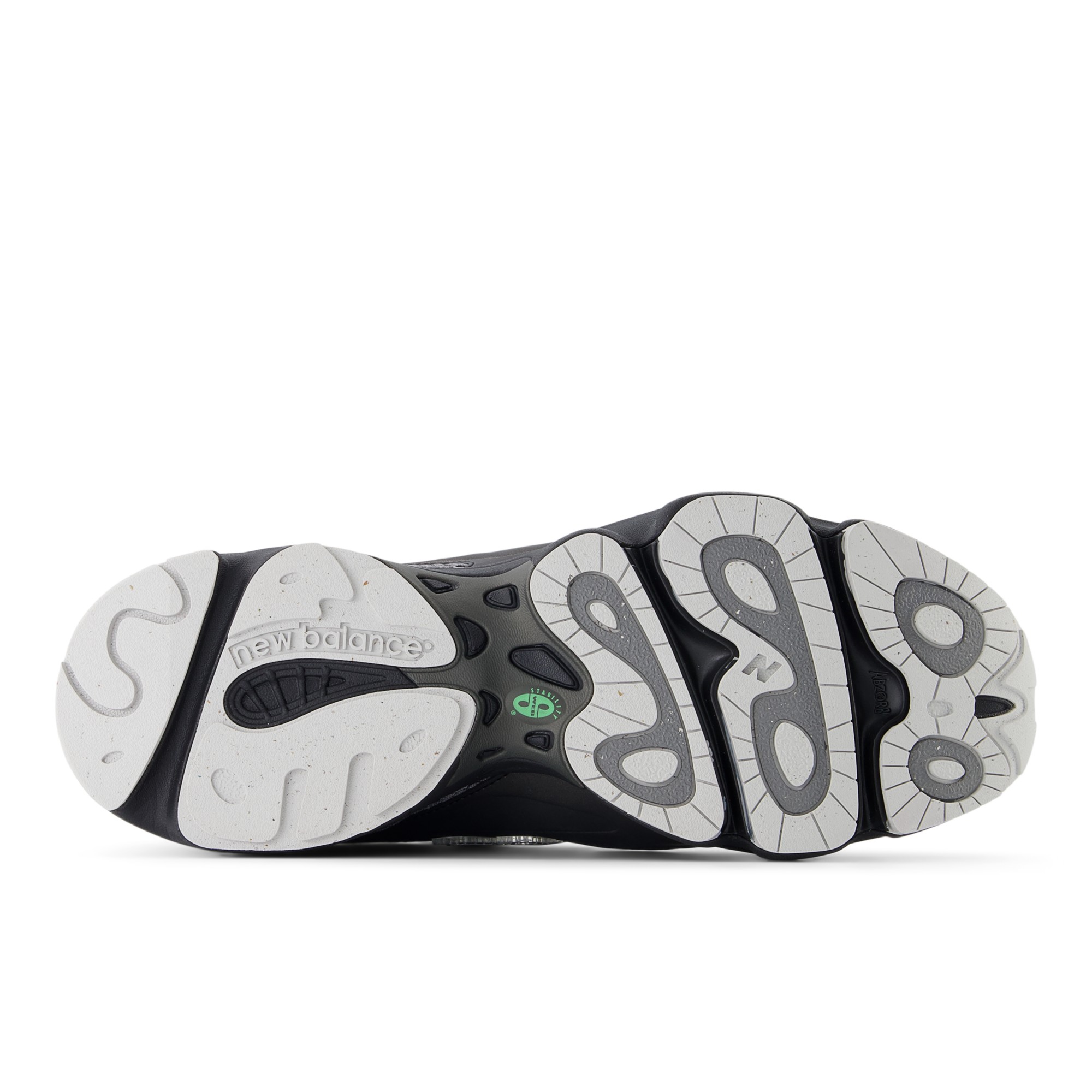 1000 – Black with Dark Silver Metallic and Lime Leaf