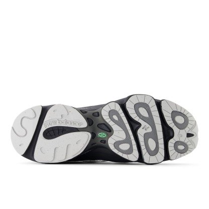 1000 – Black with Dark Silver Metallic and Lime Leaf