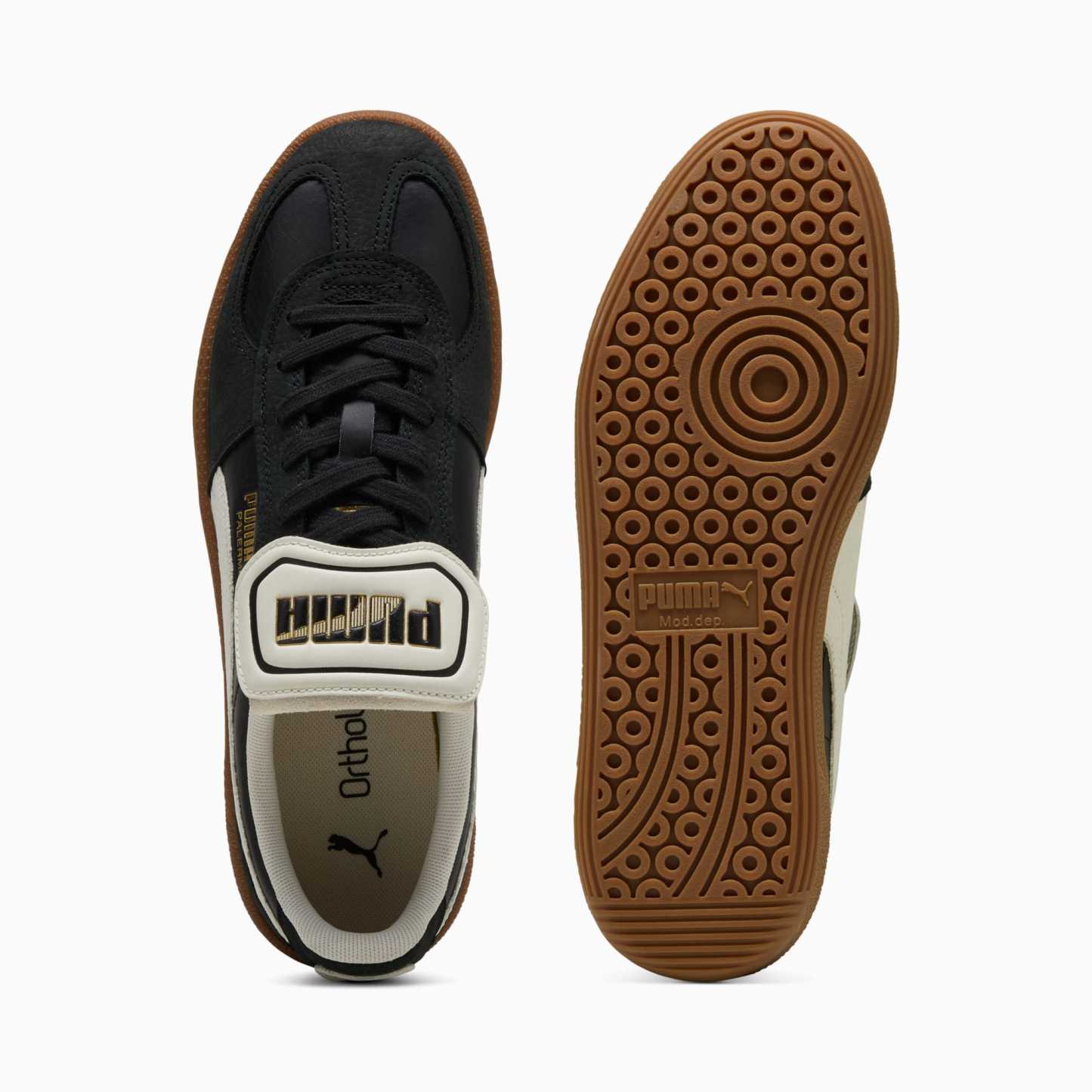 Palermo Premium Sneakers Unisex – PUMA Black-Warm White