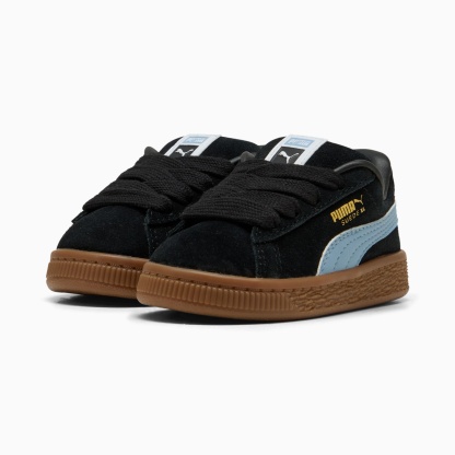 Suede XL Toddlers' Sneakers – PUMA Black-Chambray Blue