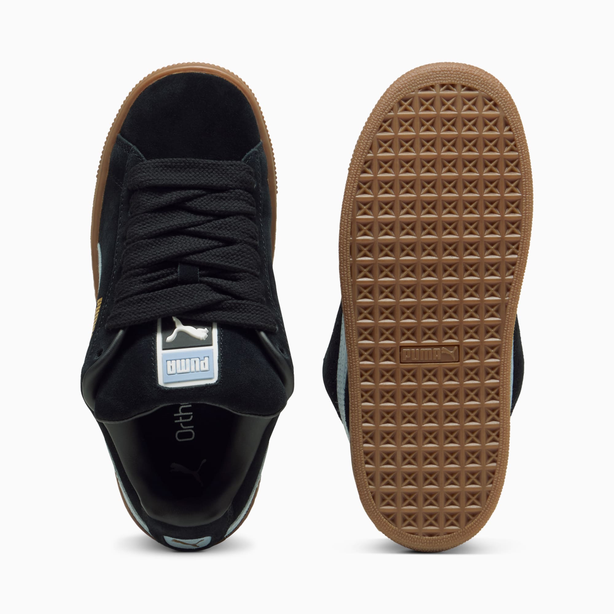 Suede XL Youth Sneakers – PUMA Black-Chambray Blue