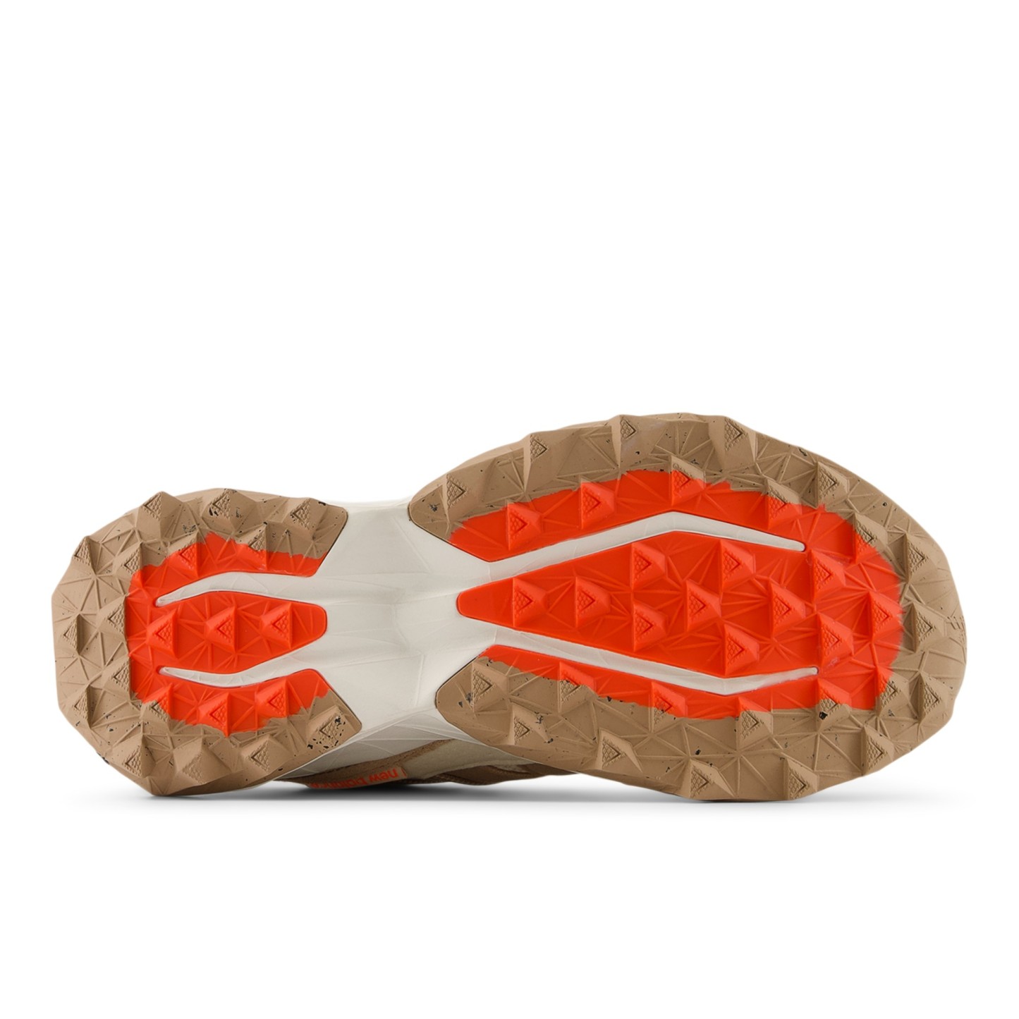 Tektrel – Bisque with Flat Taupe and Urgent Red