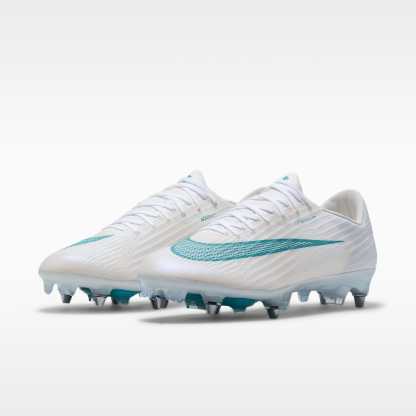 Nike Mercurial Superfly 11 Elite Soft-Ground Low-Top Football Boots – White/Dusty Cactus