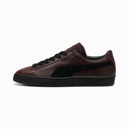 Suede Dressed Sneakers Unisex – Leather Brown-PUMA Black