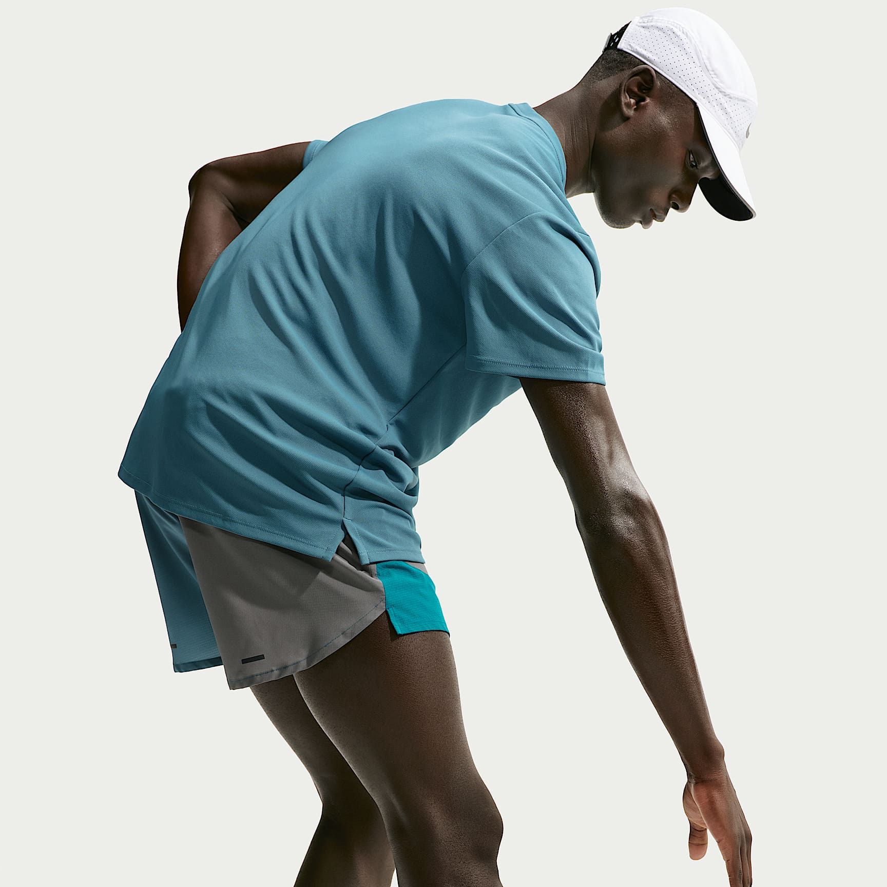 Nike Miler Men's Dri-FIT Short-Sleeve Running Top – Smoky Blue