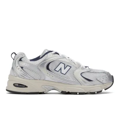 530 – SILVER METALLIC with SUMMER FOG and NB Navy