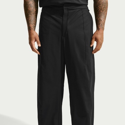 Nike 24.7 PerfectStretch Men's Dri-FIT UV Protection Barrel-Leg Trousers – Black/Black/Dark Smoke Grey