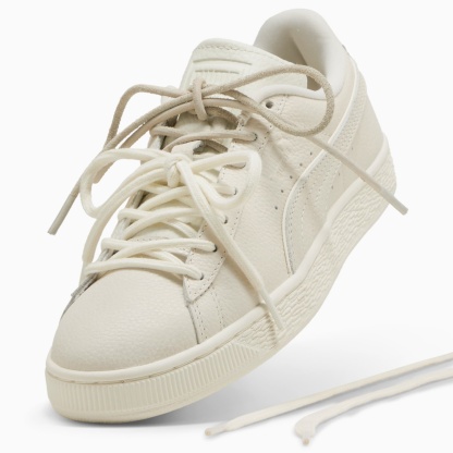 Suede Bloom Dress-Up Sneakers Women – Vapor Gray-Warm White
