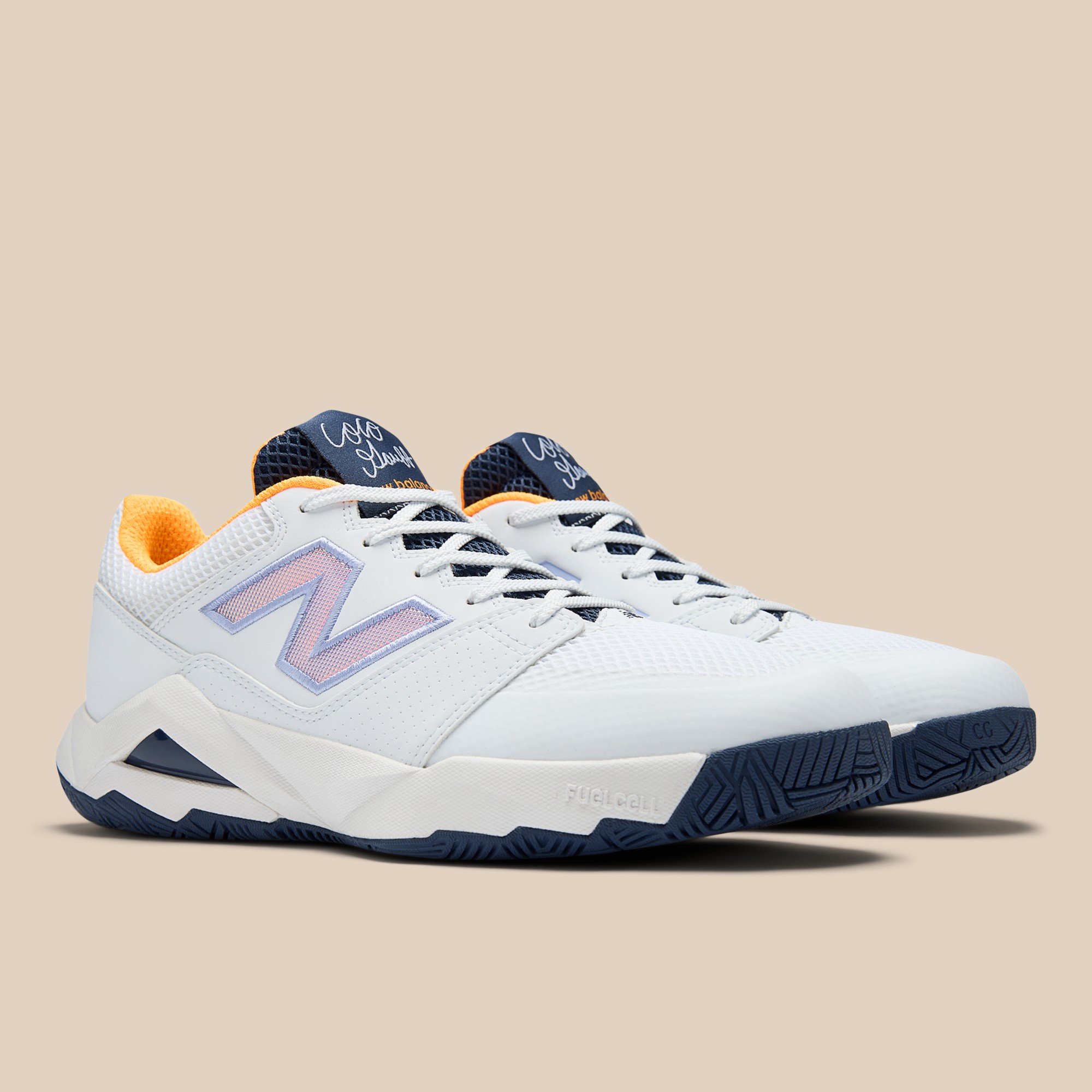 Coco Delray – WHITE with NB NAVY