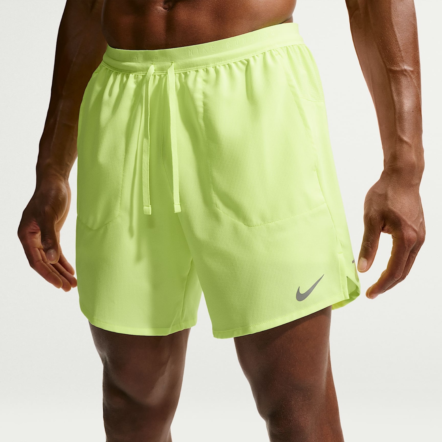 Nike Stride Men's Dri-FIT 18cm (approx.) 2-in-1 Running Shorts – Volt Ice