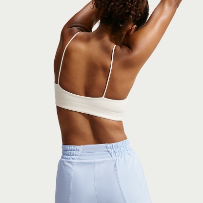 Nike One Women's Dri-FIT High-Waisted 8cm (approx.) 2-in-1 Shorts – Hydrogen Blue/White