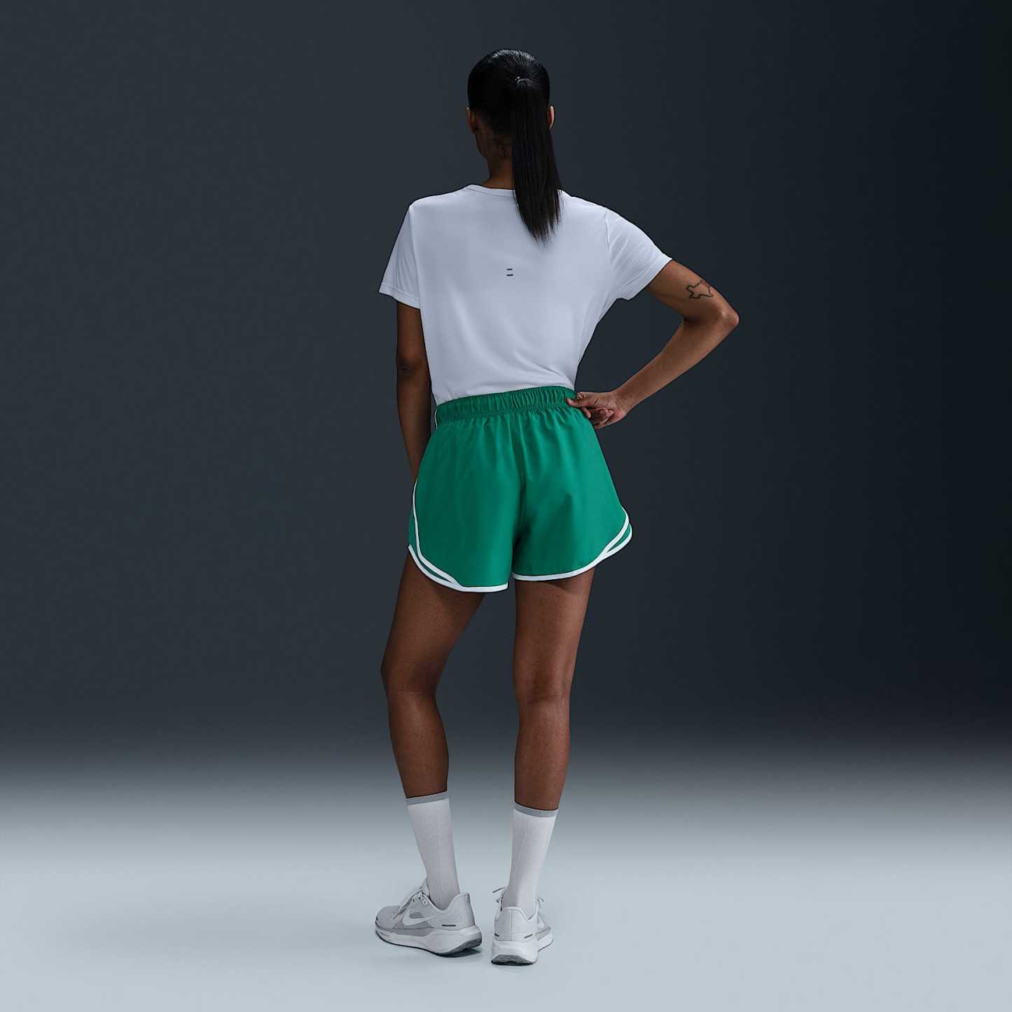 Nike Tempo Women's Dri-FIT Short-Sleeve Running Top – White