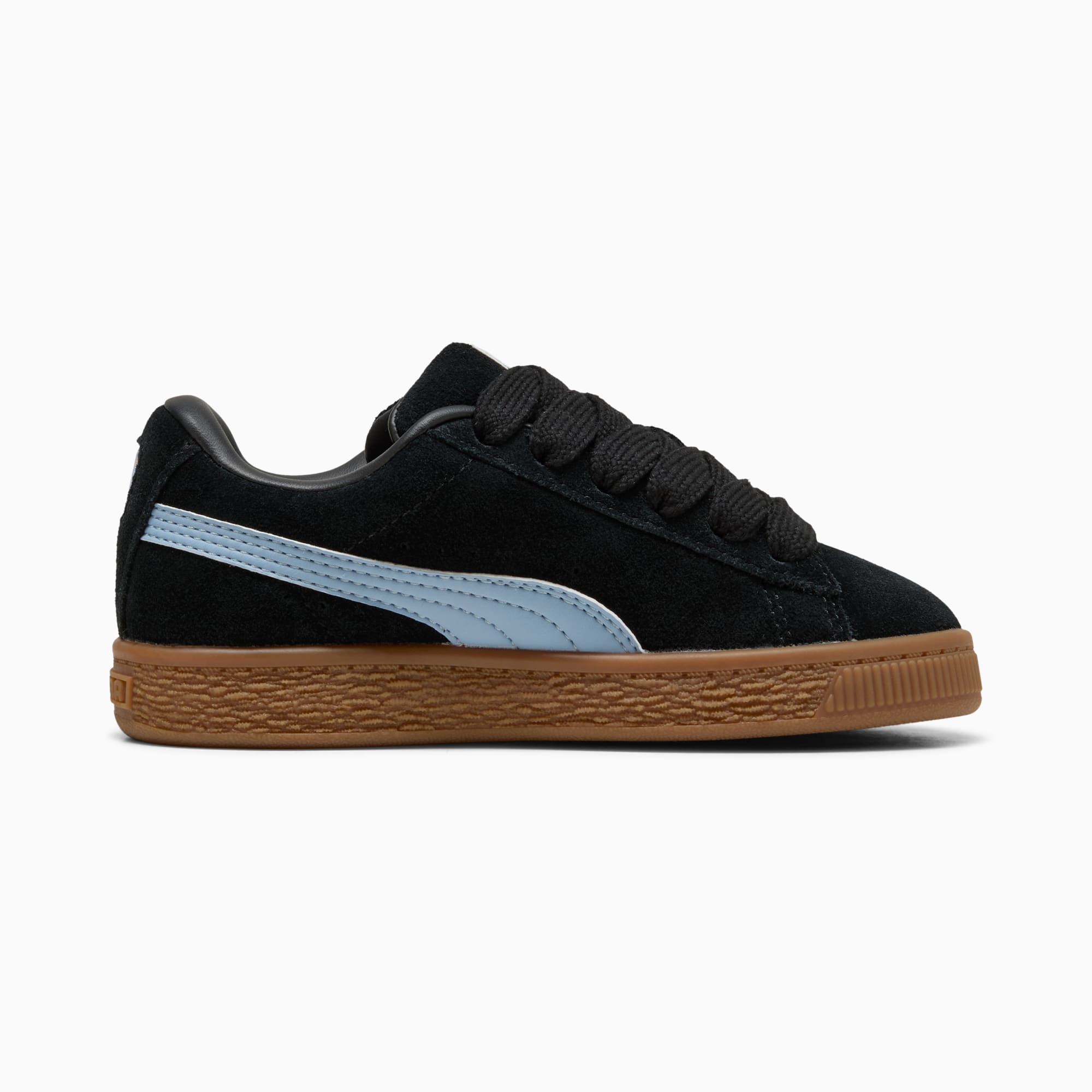 Suede XL Kids' Sneakers – PUMA Black-Chambray Blue