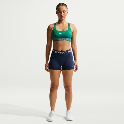 Nike Pro Women's Mid-Rise 7.5cm (approx.) Biker Shorts – Midnight Navy/White