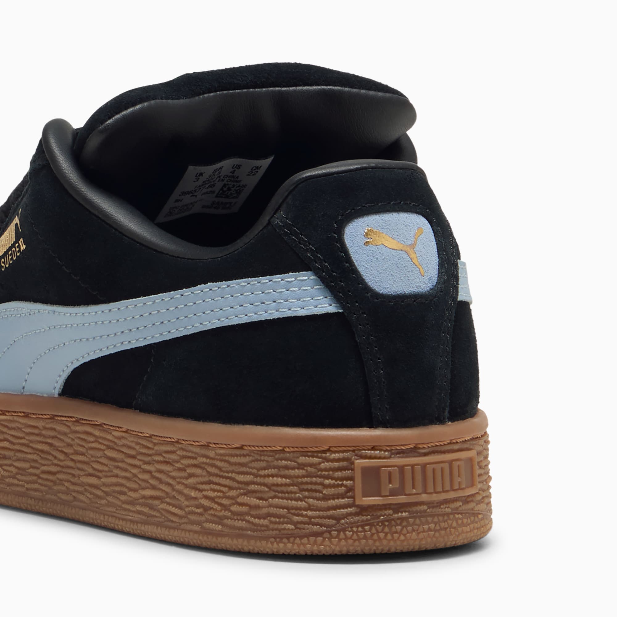 Suede XL Youth Sneakers – PUMA Black-Chambray Blue