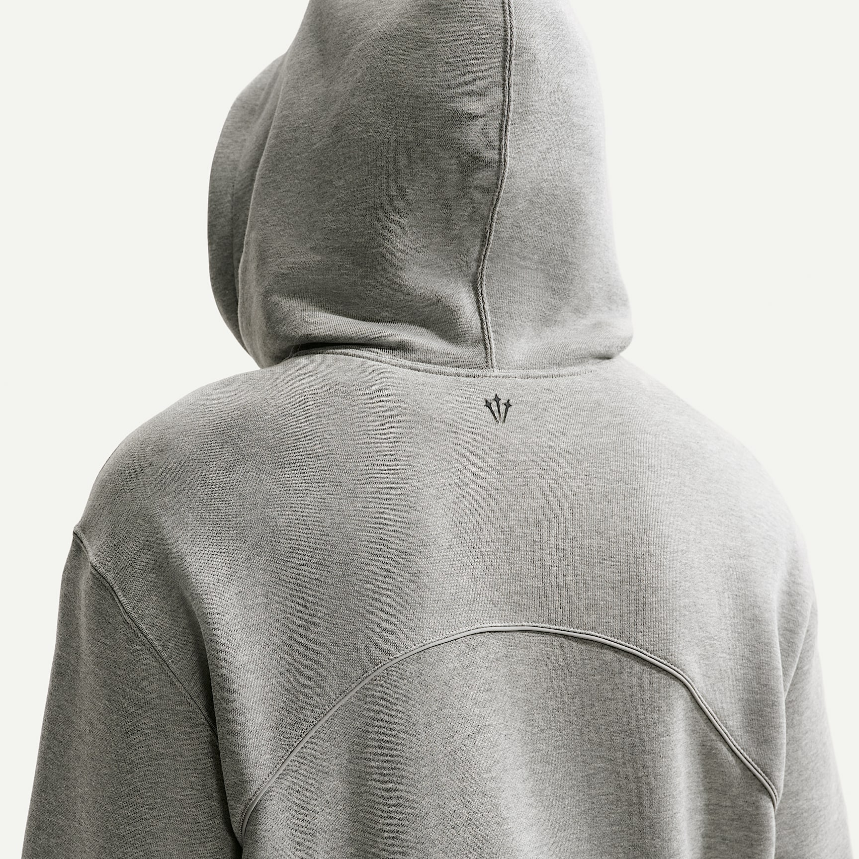 NOCTA Fleece CS Hoodie 2 – Dark Grey Heather/Matte Silver/Black