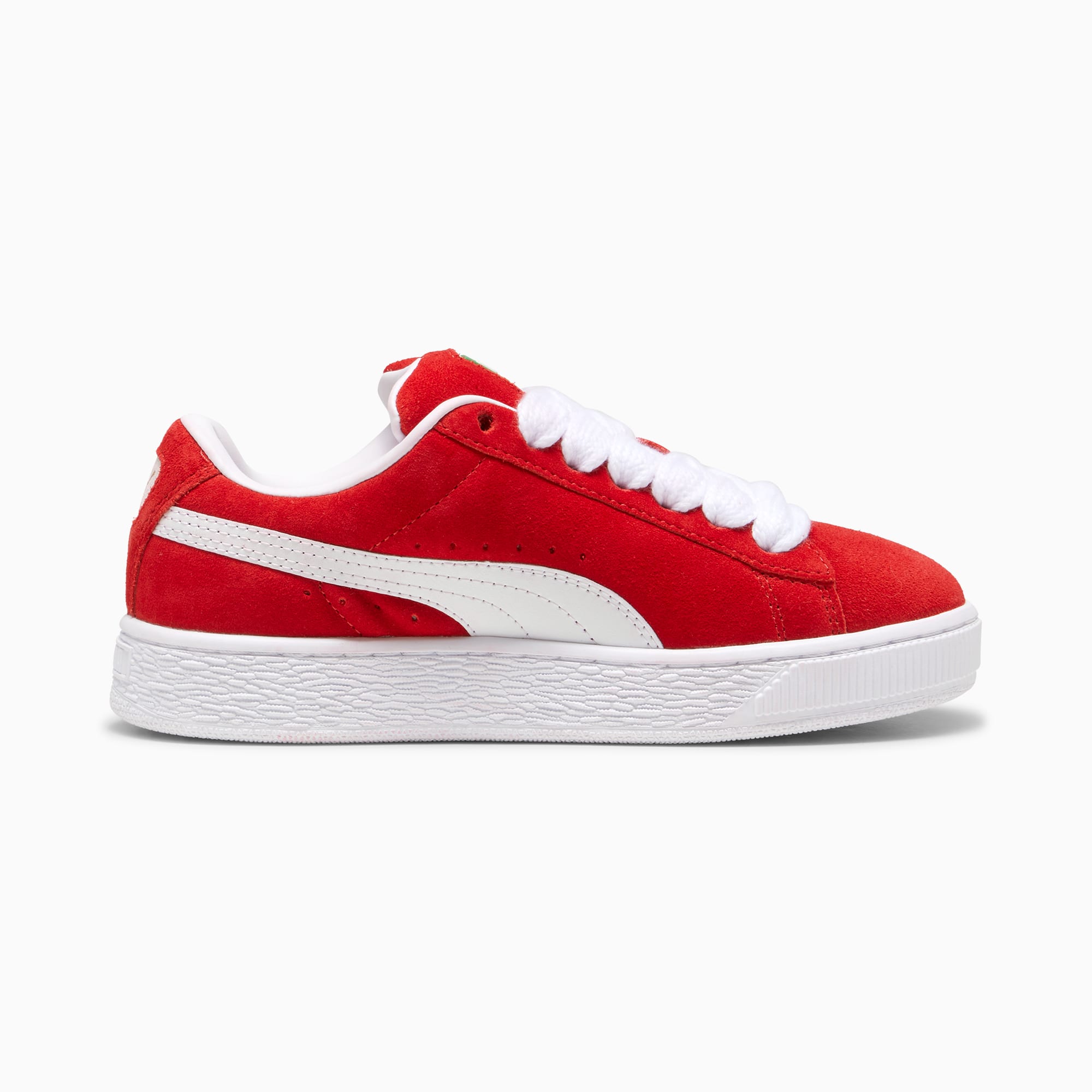 Suede XL Youth Sneakers – For All Time Red-PUMA White