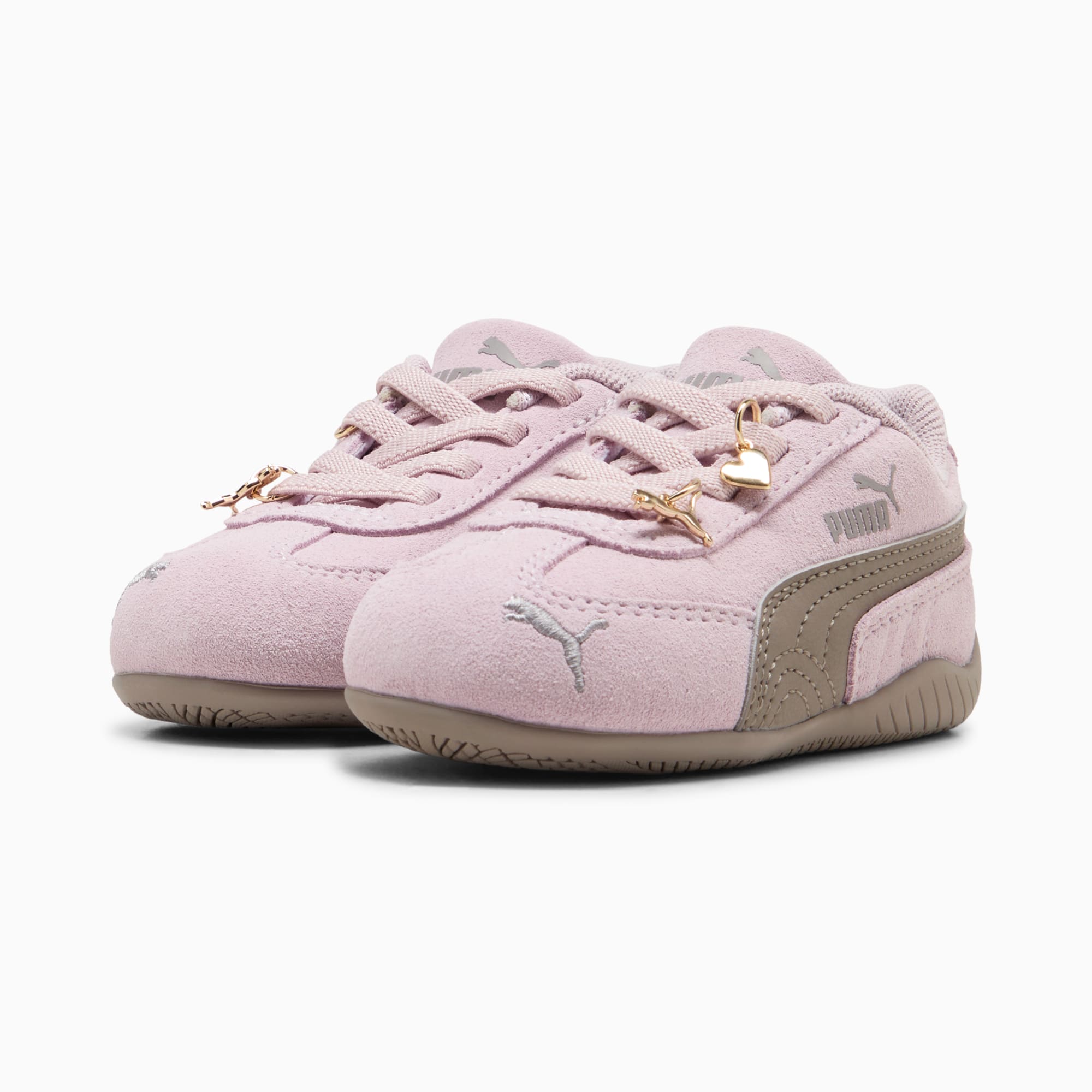 Speedcat Charmies Sneakers Toddlers – Misty Pink-Mouse Gray