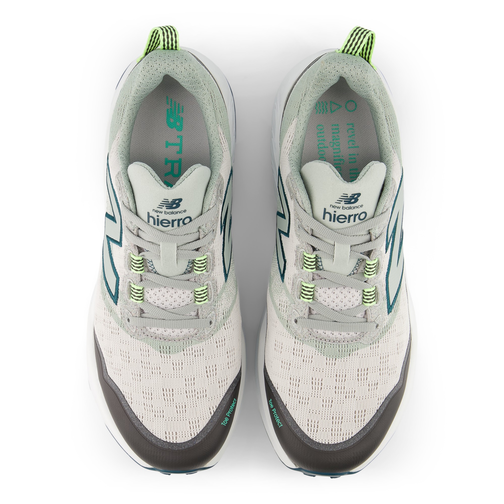 Fresh Foam X Hierro v9 – GREY MATTER with MEDUSA GREEN
