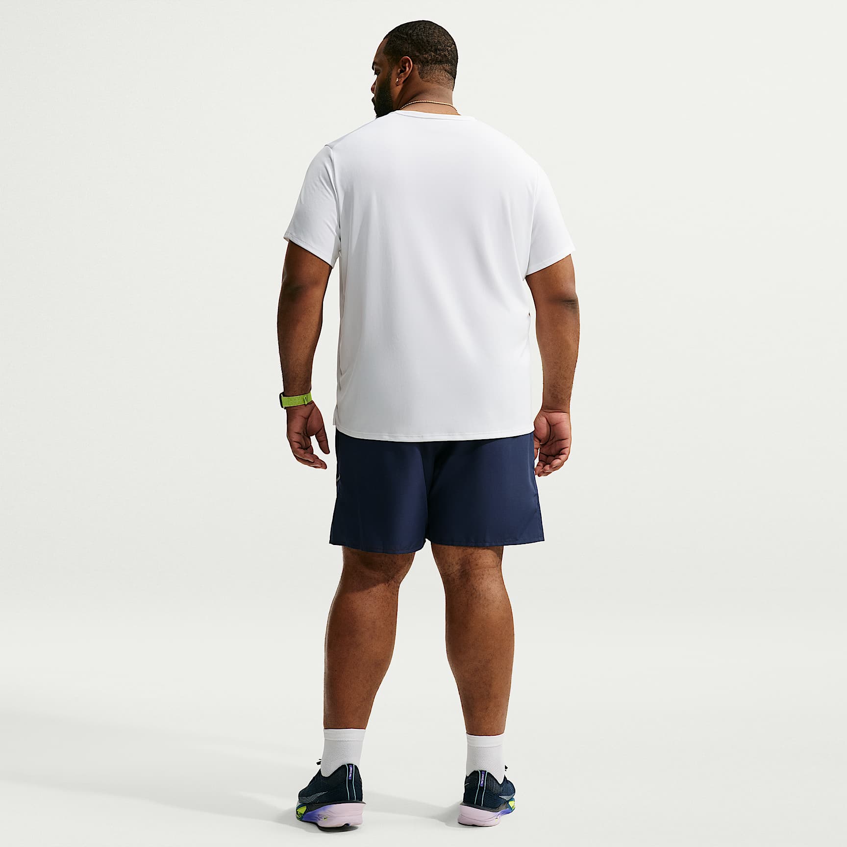 Nike Miler Men's Dri-FIT 18cm (approx.) Brief-Lined Running Shorts – Midnight Navy/Midnight Navy