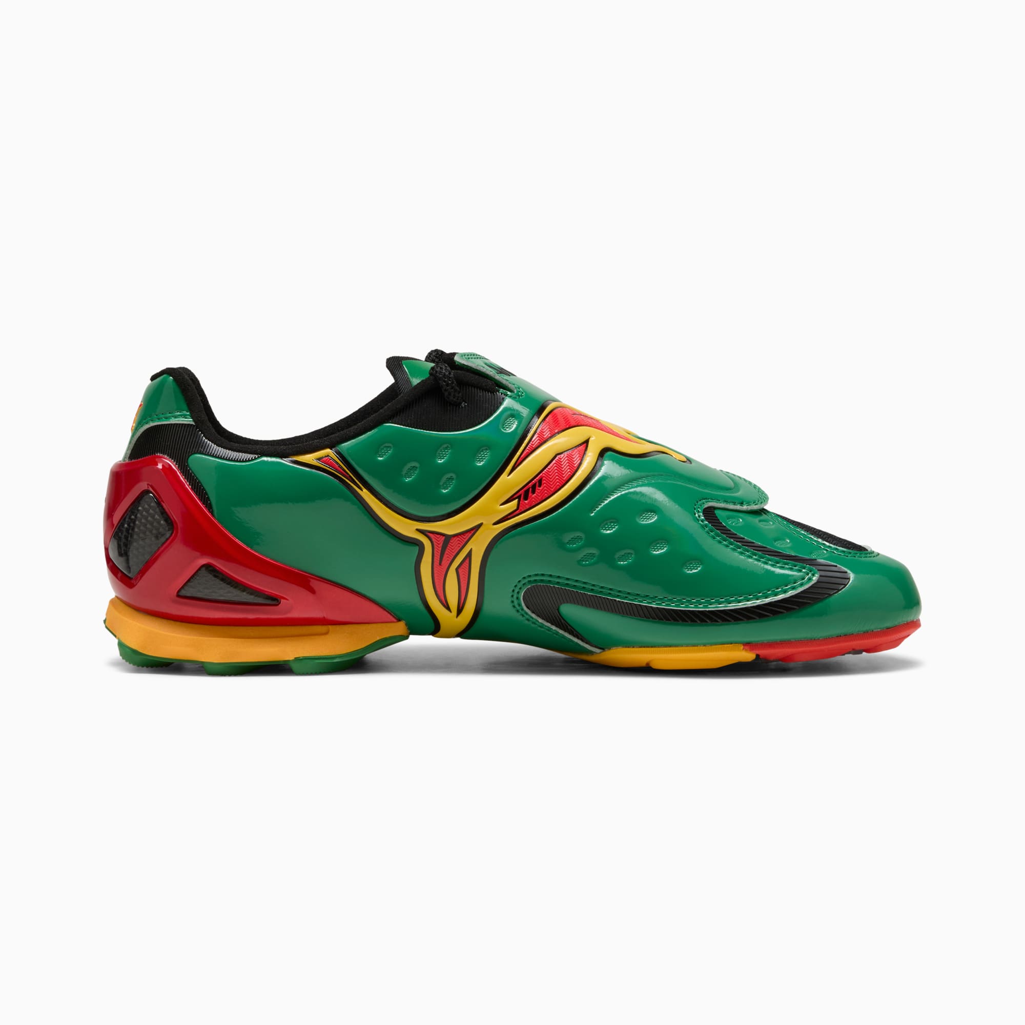 PUMA x AHLUWALIA V-S1 Sneakers Unisex – Archive Green-Yellow Sizzle-PUMA Black-Candy Apple