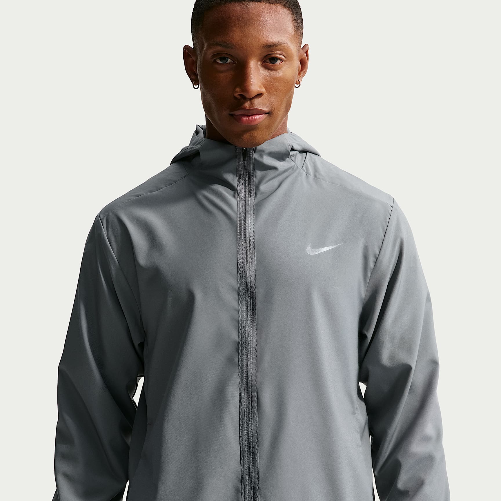 Nike Form Men's Dri-FIT Hooded Versatile Jacket – Smoke Grey