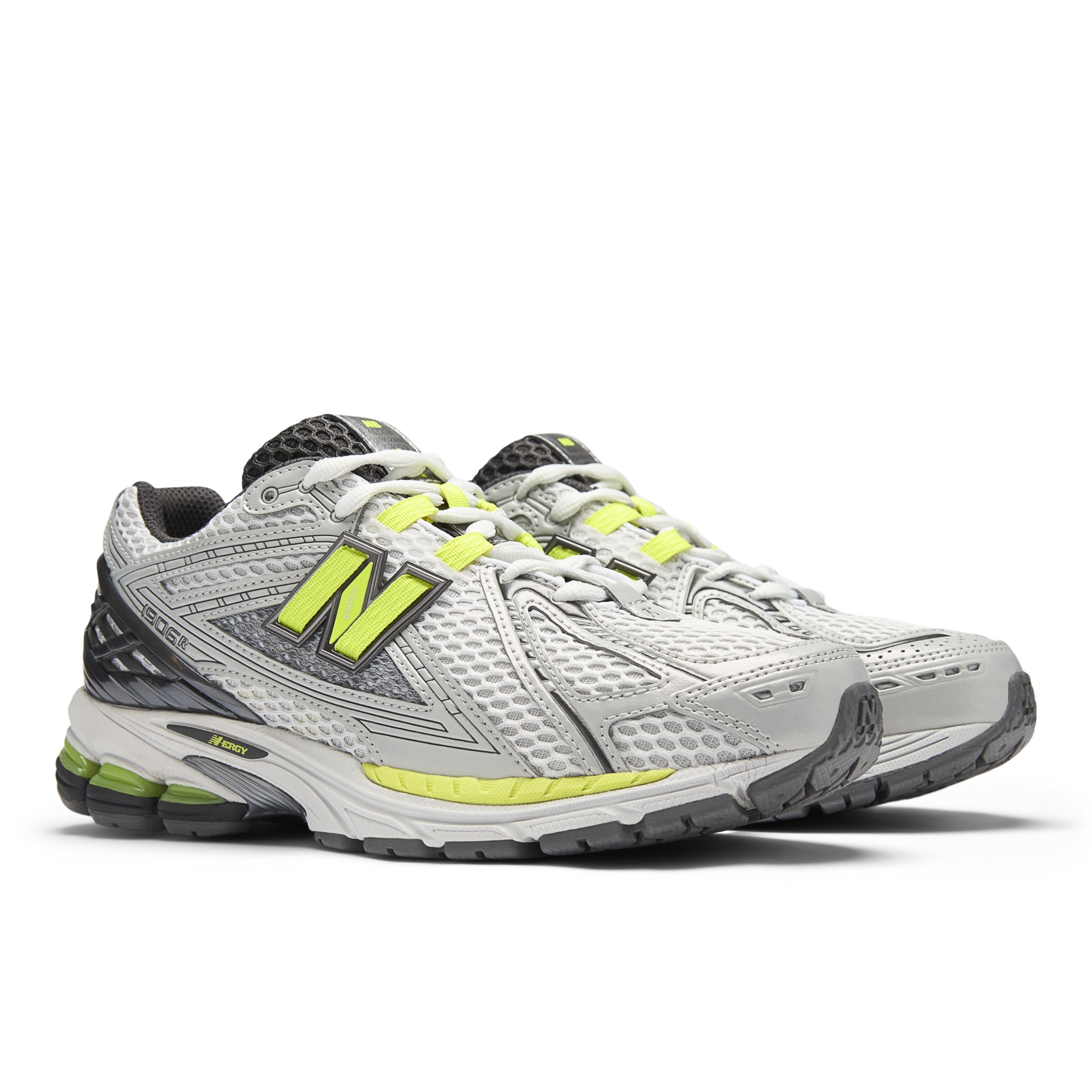 U1906R – LIGHT SILVER METALLIC with ALKALINE GREEN