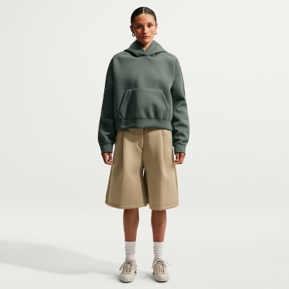 Nike Article Fleece Women's Oversized Hoodie – Camo Green/Camo Green