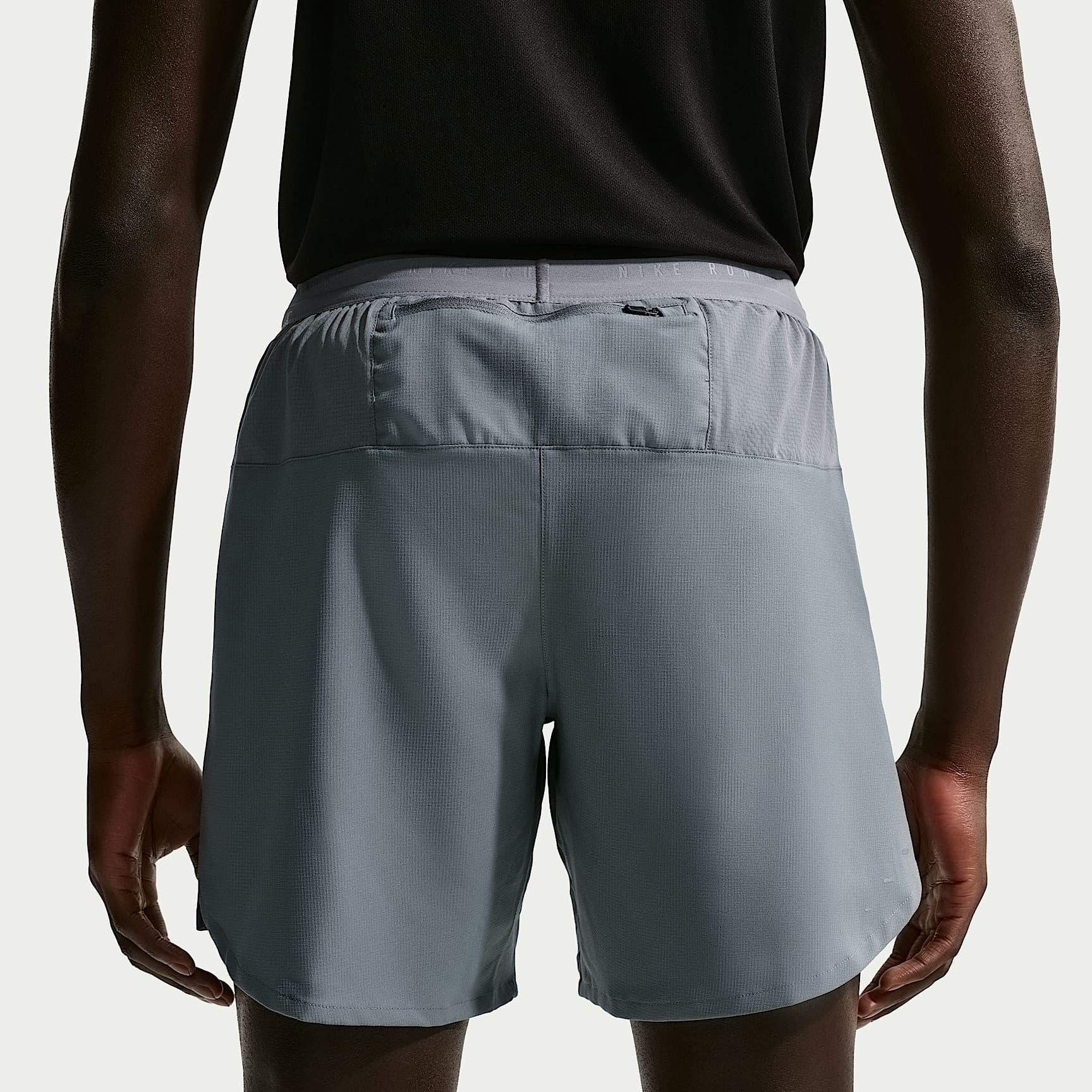 Nike Stride Men's Dri-FIT 18cm (approx.) 2-in-1 Running Shorts – Smoke Grey