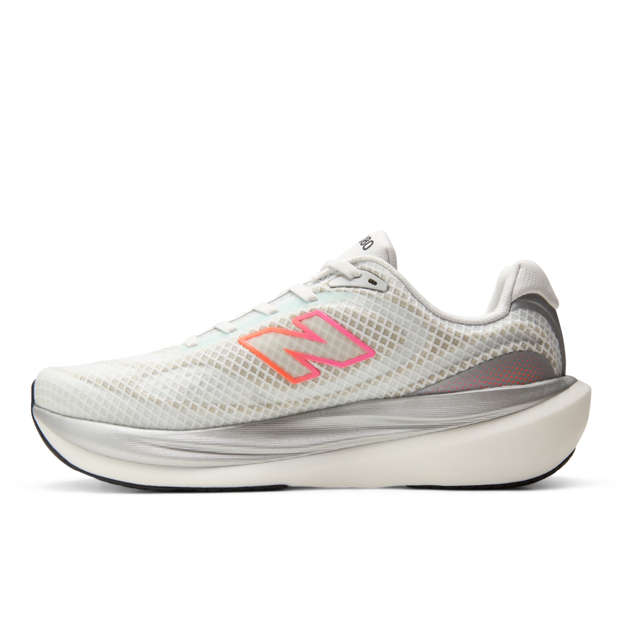 1080v15 Breathe – WHITE with PINK HEAT and TANGERINE HEAT