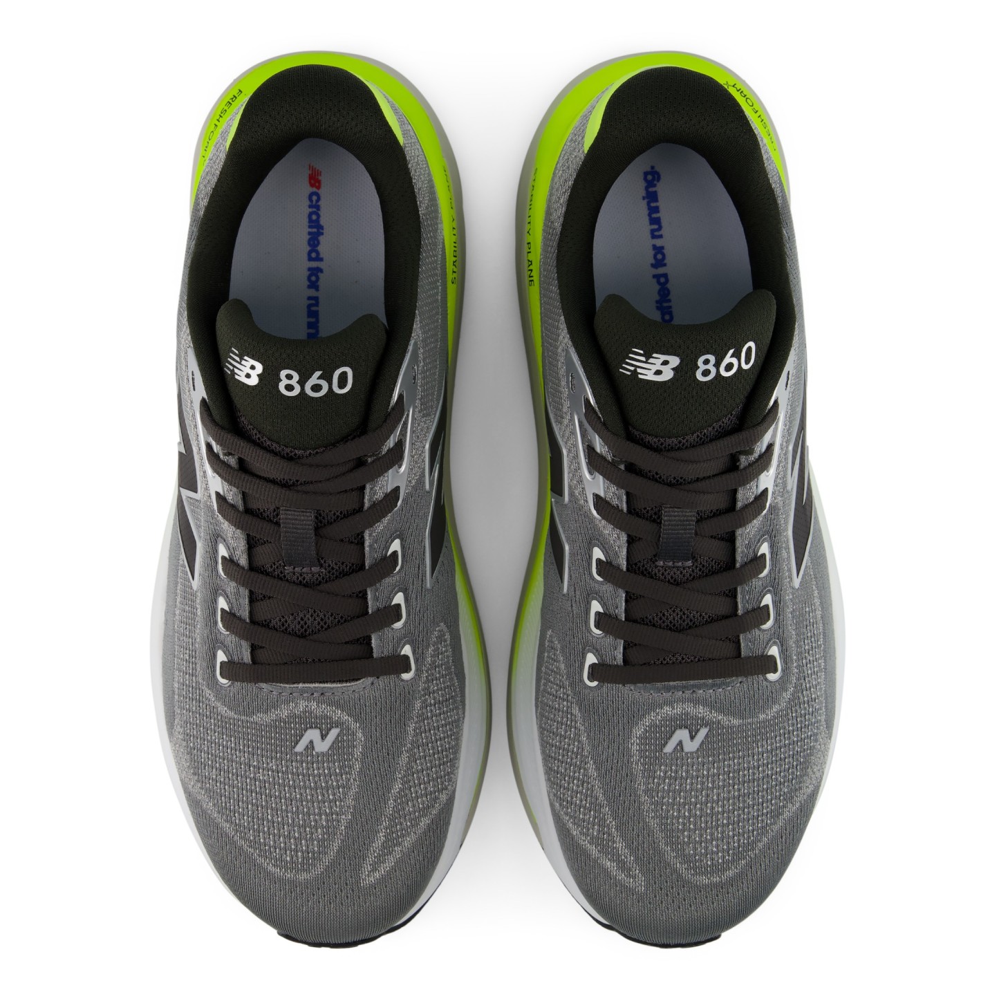 Fresh Foam X 860 v15 – SLATE GREY with ALKALINE GREEN