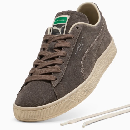 PUMA x MADHAPPY Suede Sneakers Unisex – Matte Bronze-Alpine Snow