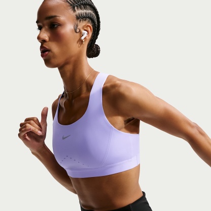 Nike Swift Women's High-Support Lightly Lined Sports Bra – Purple Pulse