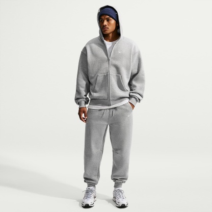 Nike Solo Fleece Men's Joggers – Dark Grey Heather/Sail
