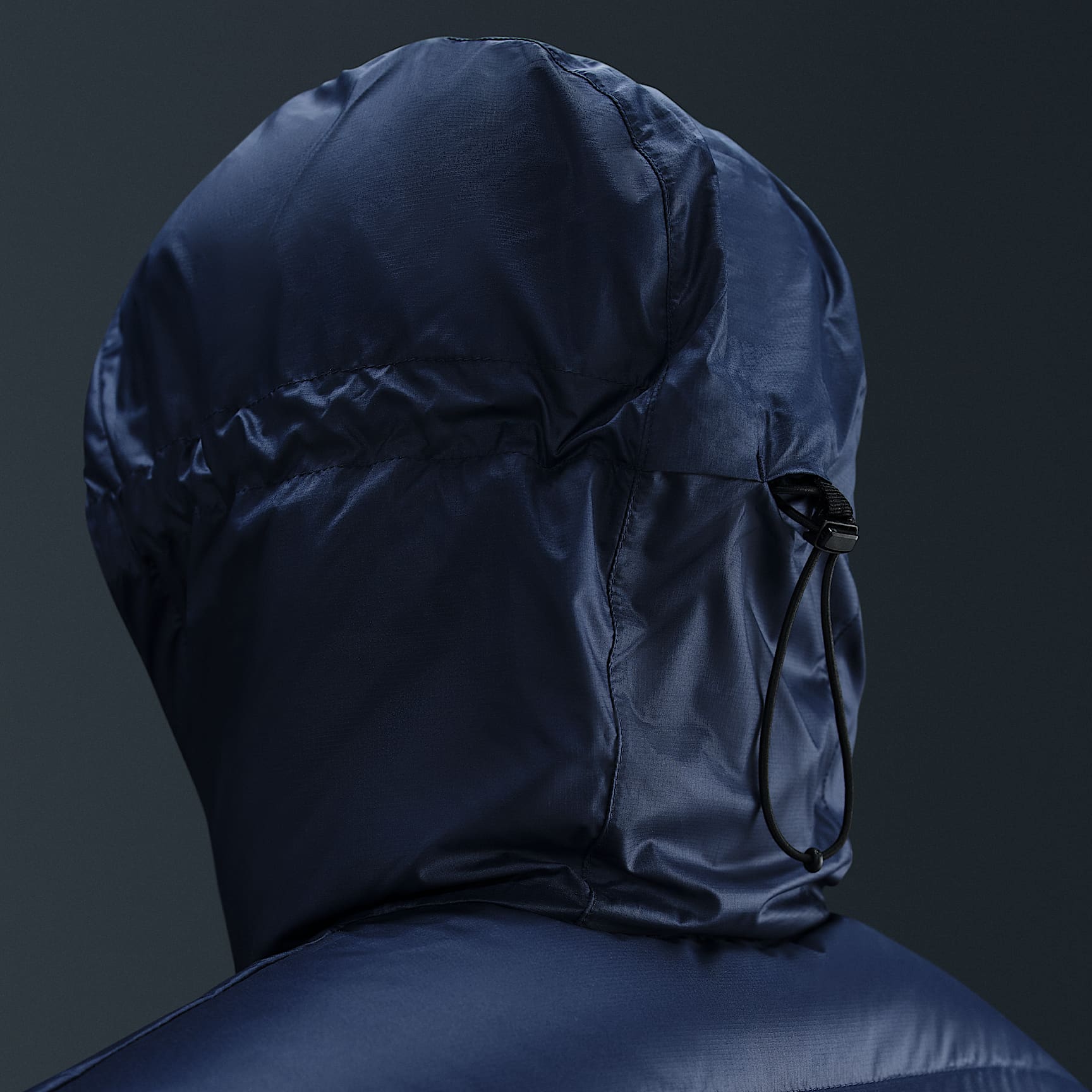 Nike Windrunner Men's Down Jacket – Obsidian/Game Royal/White