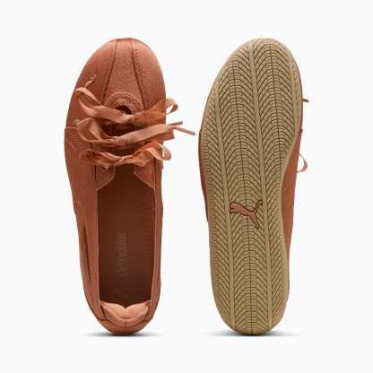 Speedcat Nova Satin Ballet Sneakers Women – Cinnabar-Toasted Almond