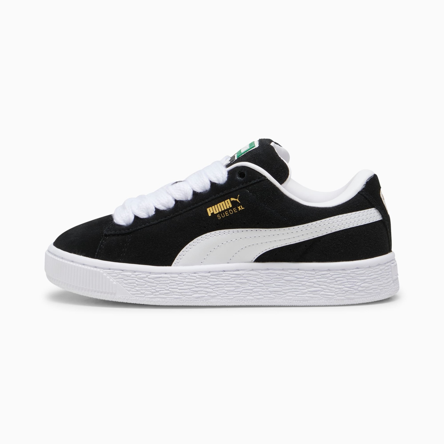 Suede XL Youth Sneakers – PUMA Black-PUMA White