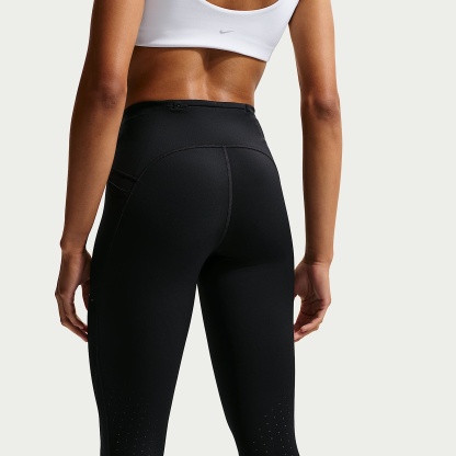 Nike Swift Women's High-Waisted 7/8 Running Leggings with Pockets – Black