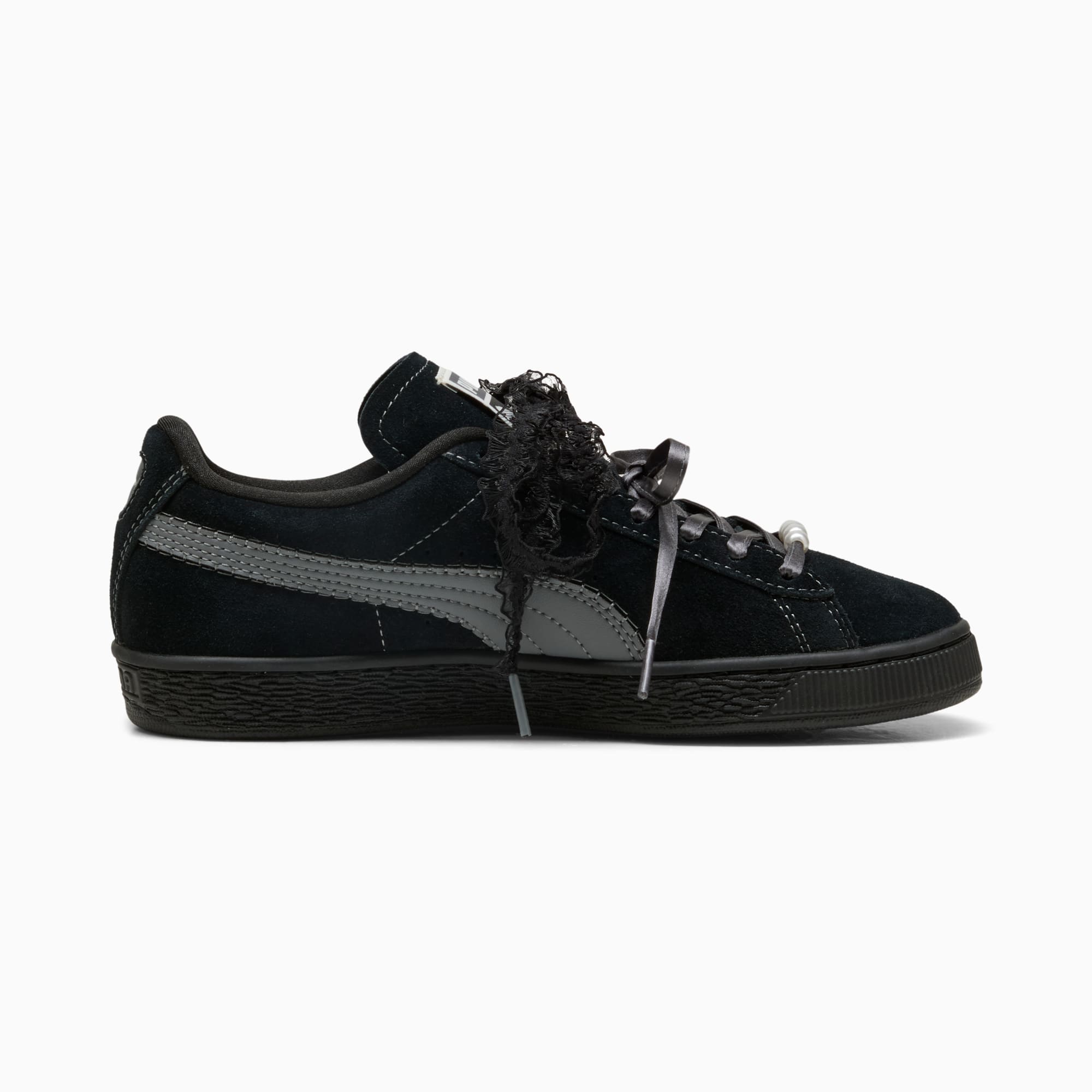 Suede Bloom Sneakers Women – PUMA Black-Slate Sky