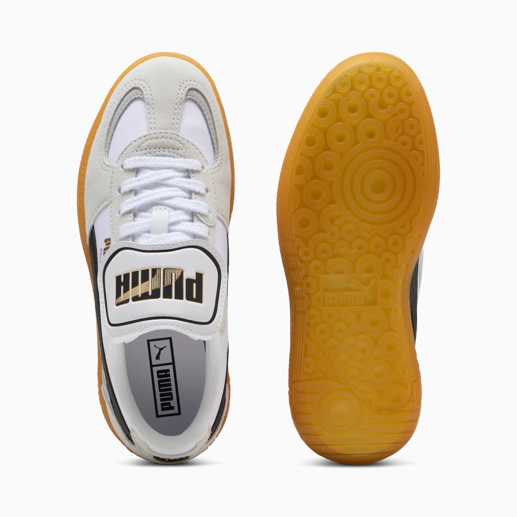 Palermo Moda Tongue Sneakers Women – Feather Gray-PUMA Black