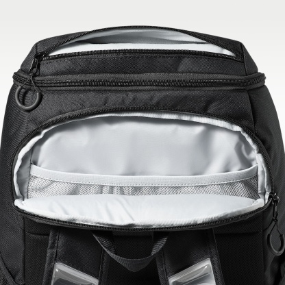 Nike Varsity Elite Backpack (32L) – Black/Black/Metallic Silver