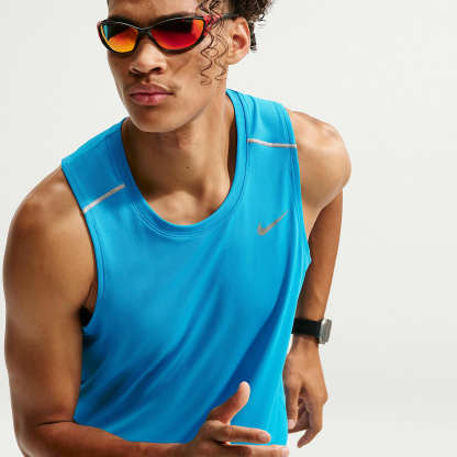Nike Miler Men's Dri-FIT Running Tank Top – Light Current Blue