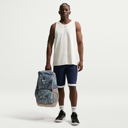Nike Varsity Elite Printed Backpack (32L) – White/College Grey/White